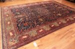Side View Of Antique Animal Design Persian Sarouk Farhan Rug 70867 by Nazmiyal Antique Rugs