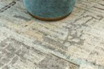 Texture Of Cream Modern Distressed Rug 60681 by Nazmiyal Antique Rugs