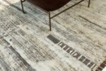 Texture Of Earthy Tones Modern Distressed Rug 60678 by Nazmiyal Antique Rugs