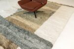 Texture Of Green And Gray Modern Boho Chic Rug 60671 by Nazmiyal Antique Rugs
