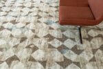 Texture Of High Low Pile Modern Distressed Rug 60701 by Nazmiyal Antique Rugs