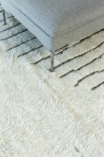 Texture Of Ivory Minimalist Design Modern Boho Chic Rug 60710 by Nazmiyal Antique Rugs