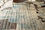 Texture Of Nature Inspired Colors Modern Distressed Rug 60700 by Nazmiyal Antique Rugs