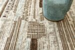 Texture Of Textured Earth Tones Modern Distressed Rug 60703 by Nazmiyal Antique Rugs