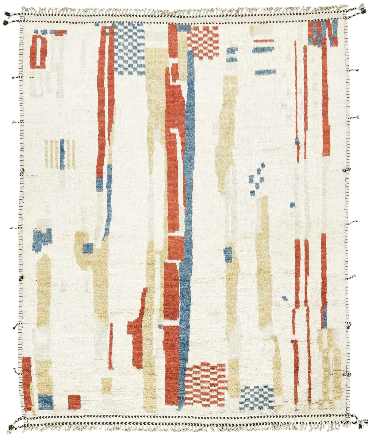 Shiny Design Modern Boho Chic Rug 60712 by Nazmiyal Antique Rugs