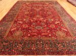 Whole View Of Antique Persian Animal Design Tabriz Area Rug 70868 by Nazmiyal Antique Rugs