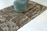 Whole View Of Charcoal Brown Modern Distressed Rug 60699 by Nazmiyal Antique Rugs