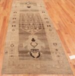 Whole View Of Geometric Antique Persian Bidjar Runner Rug 60527 by Nazmiyal Antique Rugs