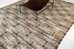 Whole View Of Geometric Modern Distressed Rug 60683 by Nazmiyal Antique Rugs
