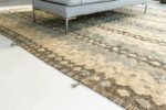 Whole View Of Geometric Textured Modern Distressed Rug 60697 by Nazmiyal Antique Rugs