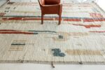 Whole View Of Shiny Design Modern Boho Chic Rug 60712 by Nazmiyal Antique Rugs