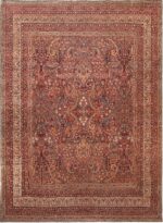 Antique Persian Kerman Area Rug 70928 by Nazmiyal Antique Rugs
