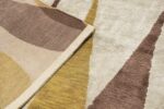Back Of Colorful Abstract Mid Century Modern 60752 by Nazmiyal Antique Rugs