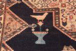 Bird On Animal Design Fine Gallery Size Antique Persian Senneh Rug 70795 by Nazmiyal Antique Rugs