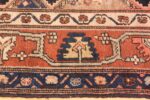 Border Of Animal Design Fine Gallery Size Antique Persian Senneh Rug 70795 by Nazmiyal Antique Rugs