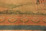 Border Of Antique Italian Painted Canvas Textile 3096 by Nazmiyal Antique Rugs