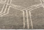 Border Of Decorative Geometric Grey Modern Boutique Rug 60731 by Nazmiyal Antique Rugs