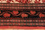 Border Of Ivory Background Antique Persian Halavai Bidjar Rug 70663 by Nazmiyal Antique Rugs