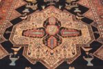 Center Of Animal Design Fine Gallery Size Antique Persian Senneh Rug 70795 by Nazmiyal Antique Rugs