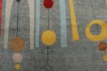 Close Up Decorative Grey Mid Century Modern Rug 60760 by Nazmiyal Antique Rugs