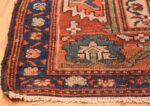 Corner Of Animal Design Fine Gallery Size Antique Persian Senneh Rug 70795 by Nazmiyal Antique Rugs