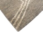 Corner Of Decorative Geometric Grey Modern Boutique Rug 60731 by Nazmiyal Antique Rugs