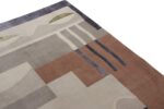 Corner Of Decorative Grey Mid Century Modern Rug 60764 by Nazmiyal Antique Rugs