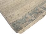 Corner Of Decorative Ivory Blue Modern Boutique Rug 60725 by Nazmiyal Antique Rugs