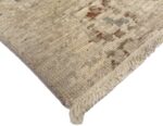 Corner Of Geometric Beige Rust Modern Boutique Rug 60736 by Nazmiyal Antique Rugs