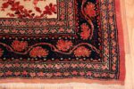 Corner Of Ivory Background Antique Persian Halavai Bidjar Rug 70663 by Nazmiyal Antique Rugs