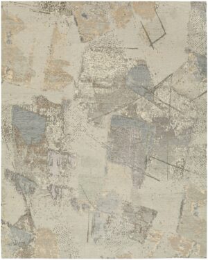 Decorative Nature Tones Modern Boutique Area Rug 60728 by Nazmiyal Antique Rugs