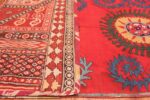 Two Sides Of Antique Uzbek Embroidery 47395 by Nazmiyal Antique Rugs