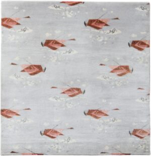 Light Grey Mid Century Modern Rug 60756 by Nazmiyal Antique Rugs