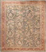 Mostofi Design Antique Persian Sultanabad Rug 70939 by Nazmiyal Antique Rugs