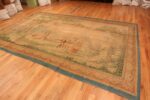 Side View Of Antique Italian Painted Canvas Textile 3096 by Nazmiyal Antique Rugs