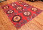 Antique Uzbek Embroidery 47395 by Nazmiyal Antique Rugs