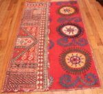 Side To Side Antique Uzbek Embroidery 47395 by Nazmiyal Antique Rugs
