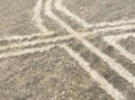 Texture Of Decorative Geometric Grey Modern Boutique Rug 60731 by Nazmiyal Antique Rugs