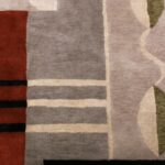 Texture Of Earthy Tones Mid Century Modern Rug 60746 by Nazmiyal Antique Rugs