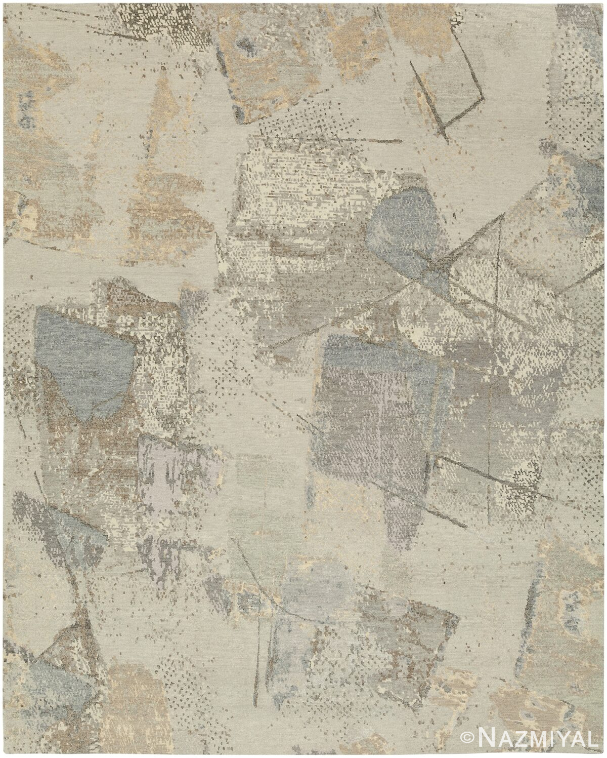 Decorative Nature Tones Modern Boutique Area Rug 60728 by Nazmiyal Antique Rugs