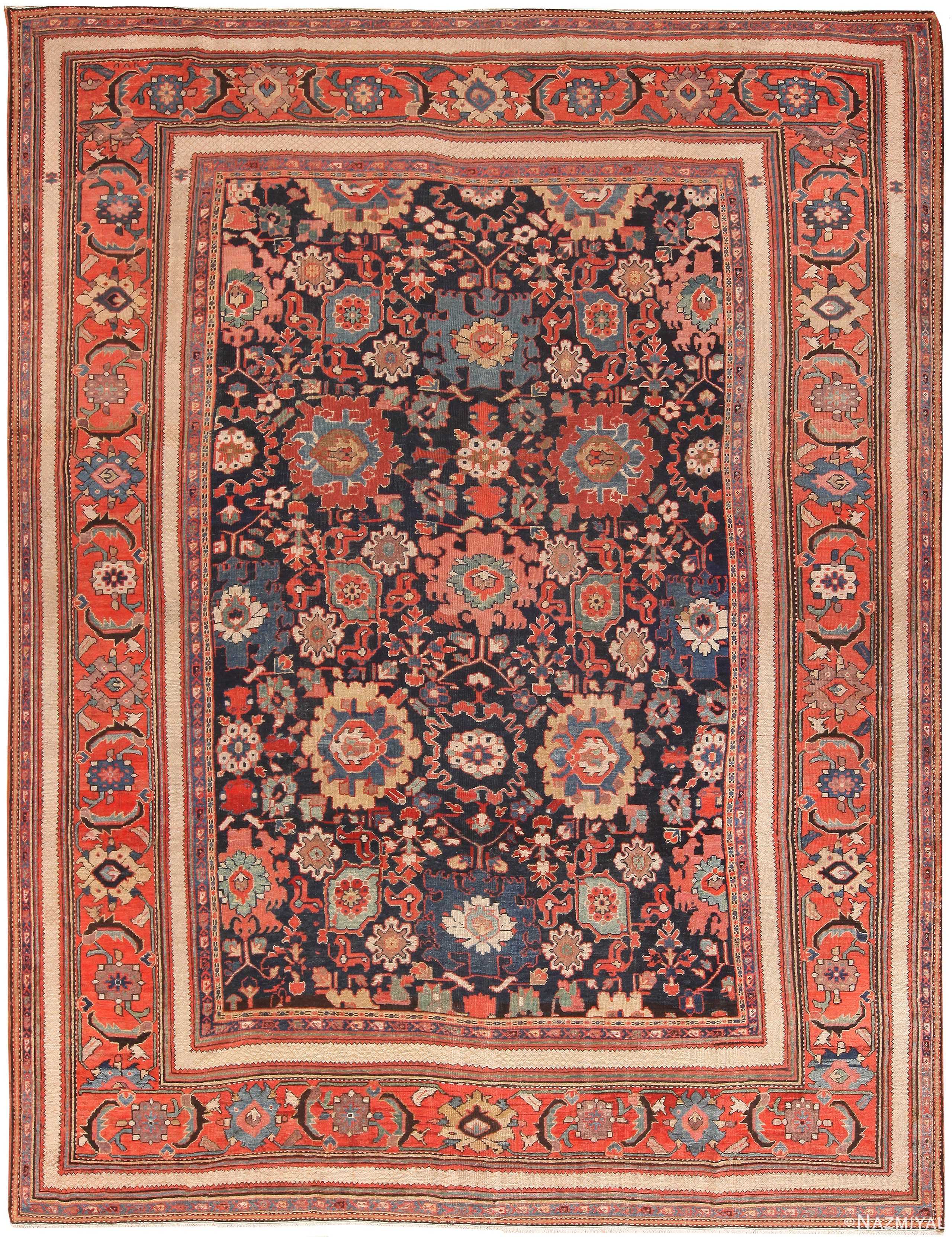 Fine Antique Persian Sultanabad Rug 70943 By Nazmiyal Rugs