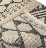 Weave Of Beige Charcoal Geometric Modern Boutique Area Rug 60741 by Nazmiyal Antique Rugs