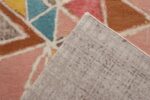 Weave Of Triangle Design Mid Century Modern Area Rug 60758 by Nazmiyal Antique Rugs