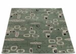 Whole View Of Green Mid Century Inspired Modern Area Rug 60769 by Nazmiyal Antique Rugs