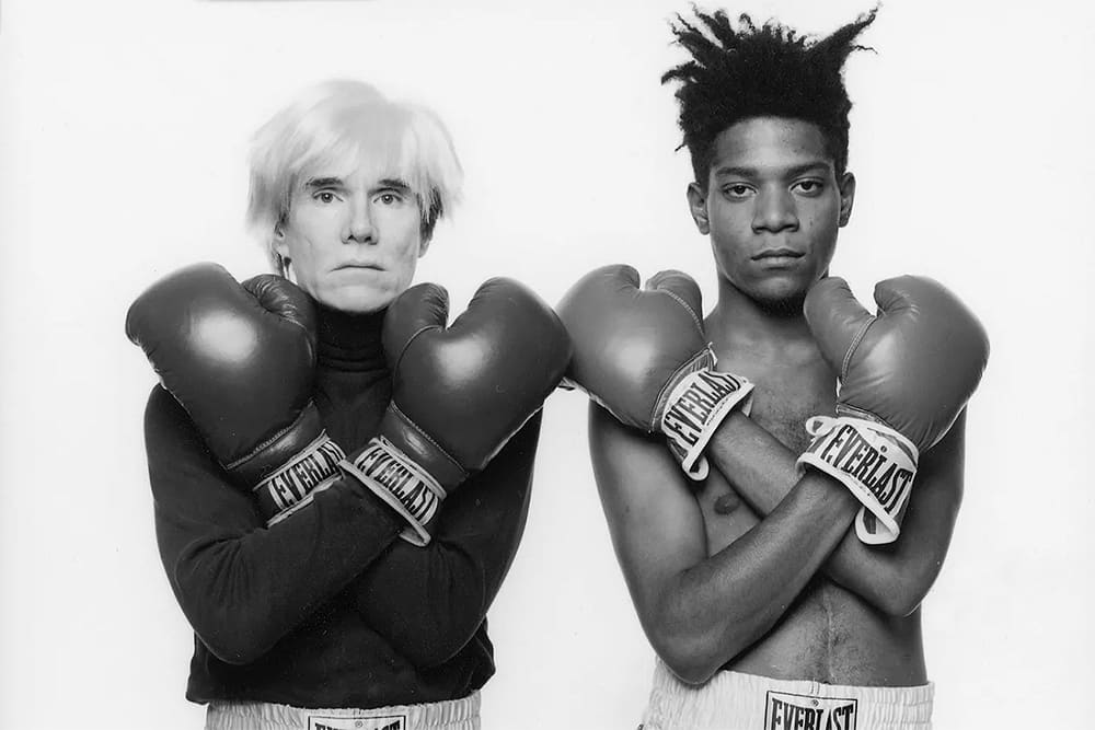 Artists Andy Warhol And Jean Michel Basquiat by Nazmiyal Antique Rugs