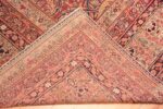 Back Of Antique Persian Kerman Area Rug 70928 by Nazmiyal Antique Rugs