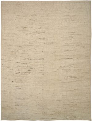 Beige Geometric Modern Distressed Rug 60797 by Nazmiyal Antique Rugs
