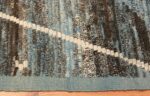Border Of Large Blue Grey Modern Moroccan Style Rug 60335 by Nazmiyal Antique Rugs