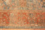 Border Of Light Blue Background Antique Sultanabad Rug 70944 by Nazmiyal Antique Rugs