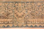 Border Of Oversized Antique Persian Kerman Area Rug 70935 by Nazmiyal Antique Rugs